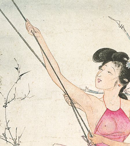 汕尾-胡也佛的仕女画和最知名的金瓶梅秘戏图